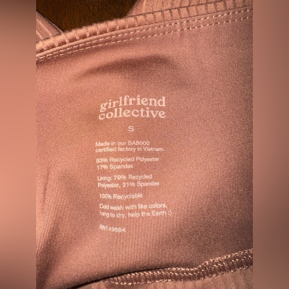 Girlfriend Collective Rye RIB High-Rise Legging Size Small - Picture 6 of 8